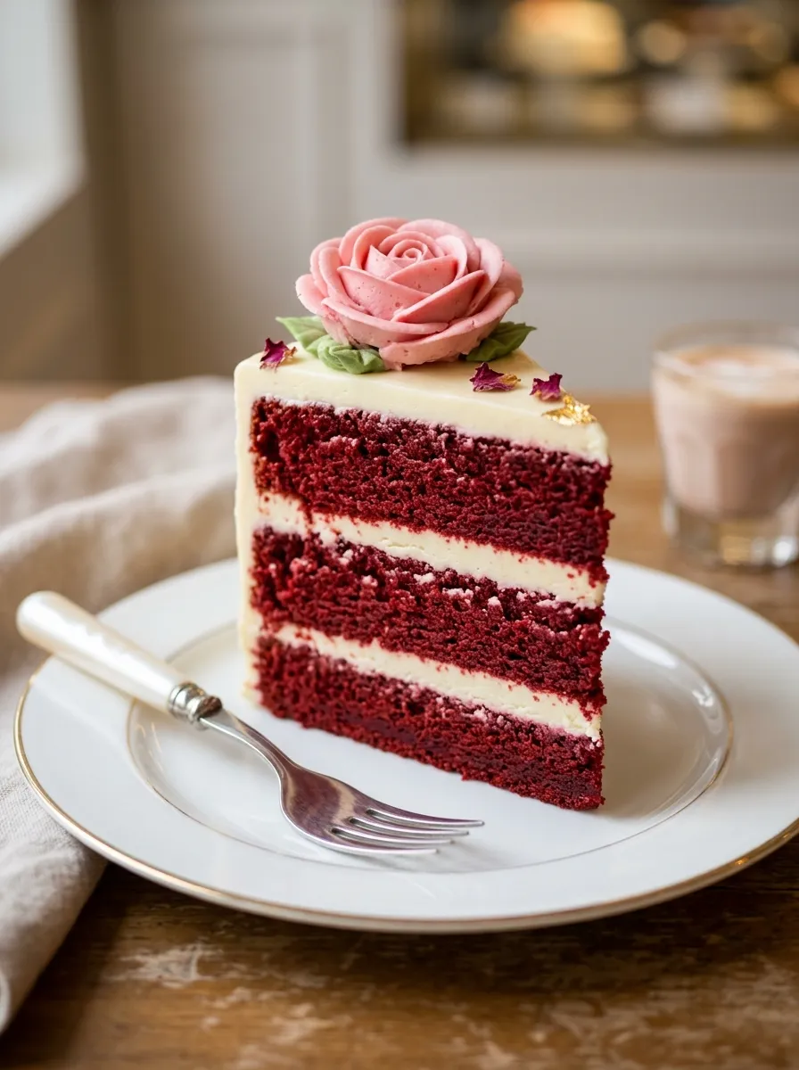 Rose Velvet Cake