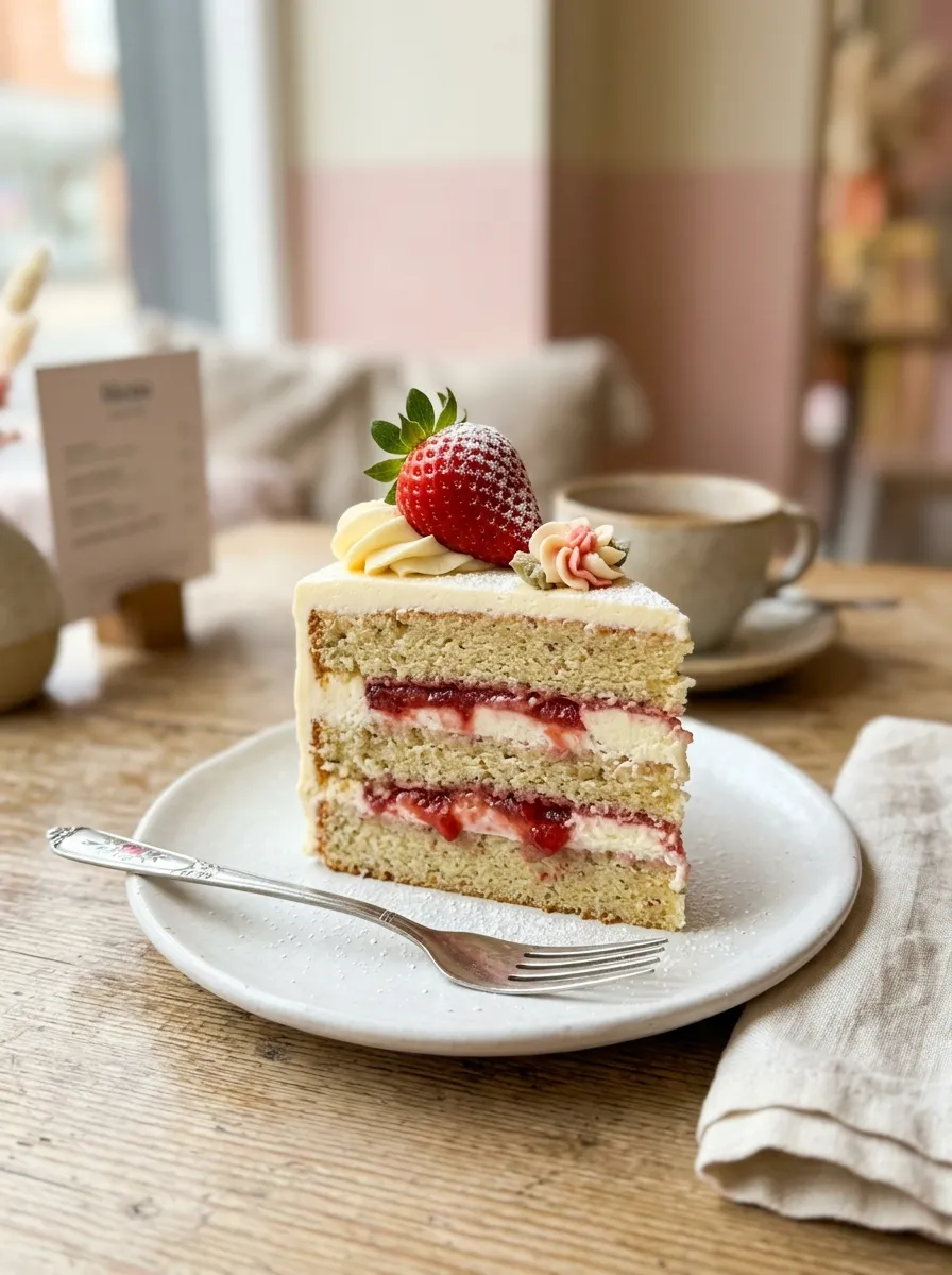 Strawberry Bloom Cake
